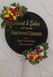 Papan Akrilik Ucapan Ulang Tahun Pantai Indah Kapuk